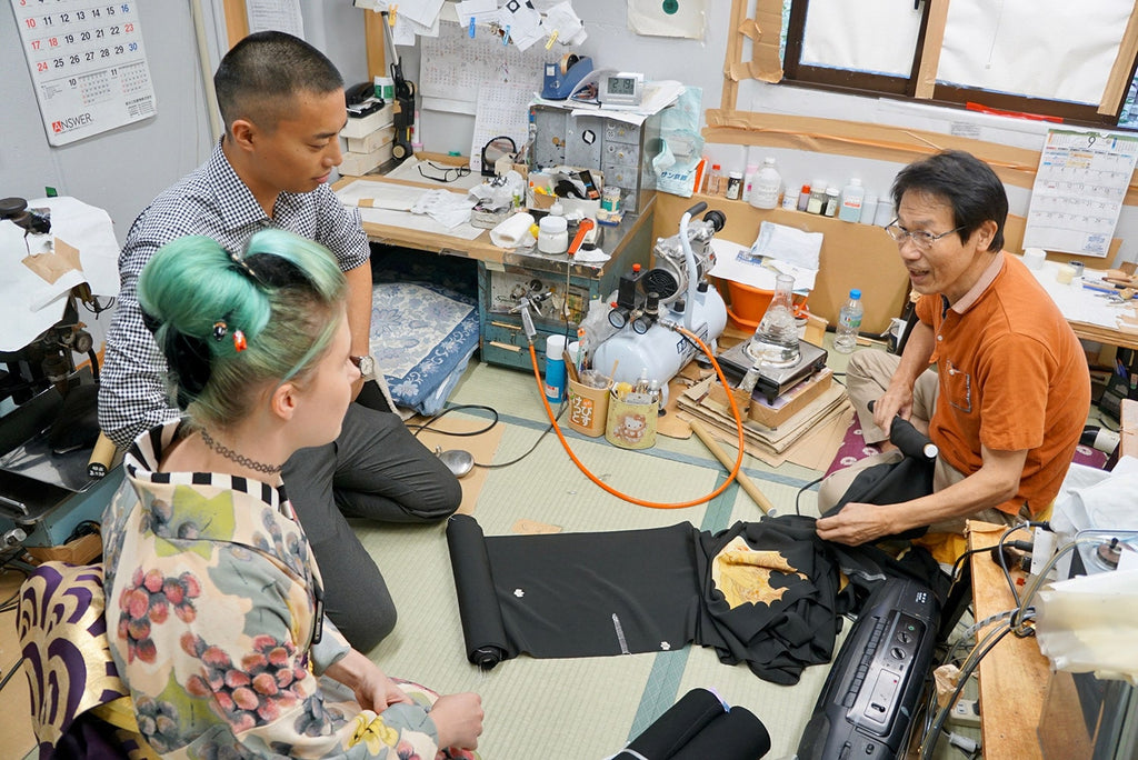 「悉皆業とは?」Kimono cleaning & maintenance workshop visit