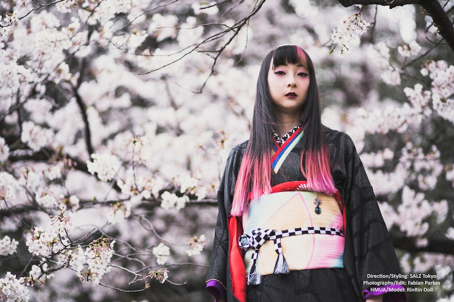 「平安姫の着物撮影」RinRin x SALZ Heian Kimono