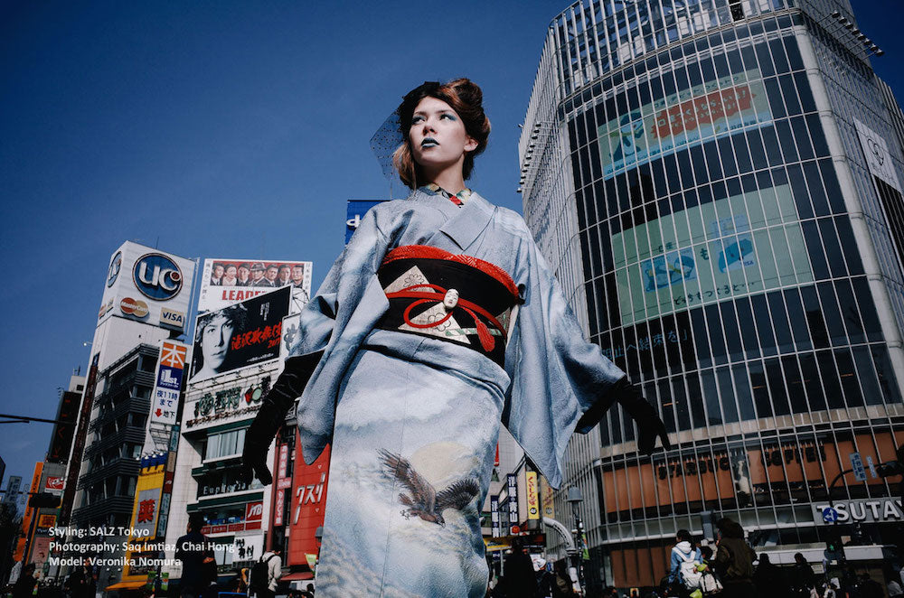 「着物撮影in渋谷」Shibuya Kimono Photoshoot