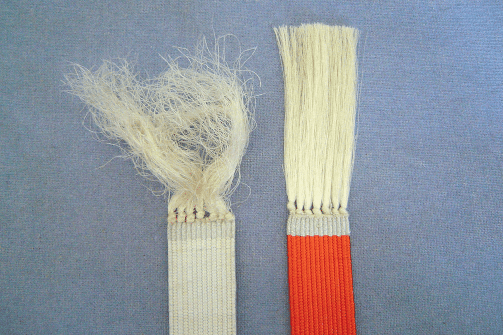 「帯締め管理」How to restore obijime tassels