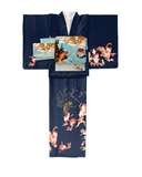 Gold Fish Japanese kimono - Polyester Cotton lined or unlined