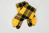 SALZ Tabi Yellow Tartan - Original Kimono Socks - SALZ Original