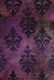 Purple Gothic Damask Kimono - Gofukuyasan