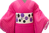Sheer Magenta Light Kimono - O's Boutique
