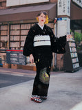 Kokeshi Dandelion Kimono or Yukata - SALZ Original