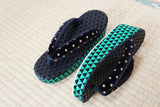 SALZ Sandal - original zouri sandals green black - Made to order!