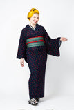 Chilli pepper flannel Women's hitoe kimono