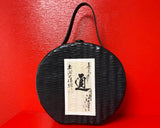 Japanese Ukiyoe bag - Calligraphy