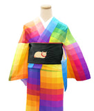 Rainbow Colour Chart Kimono – Gofukuyasan